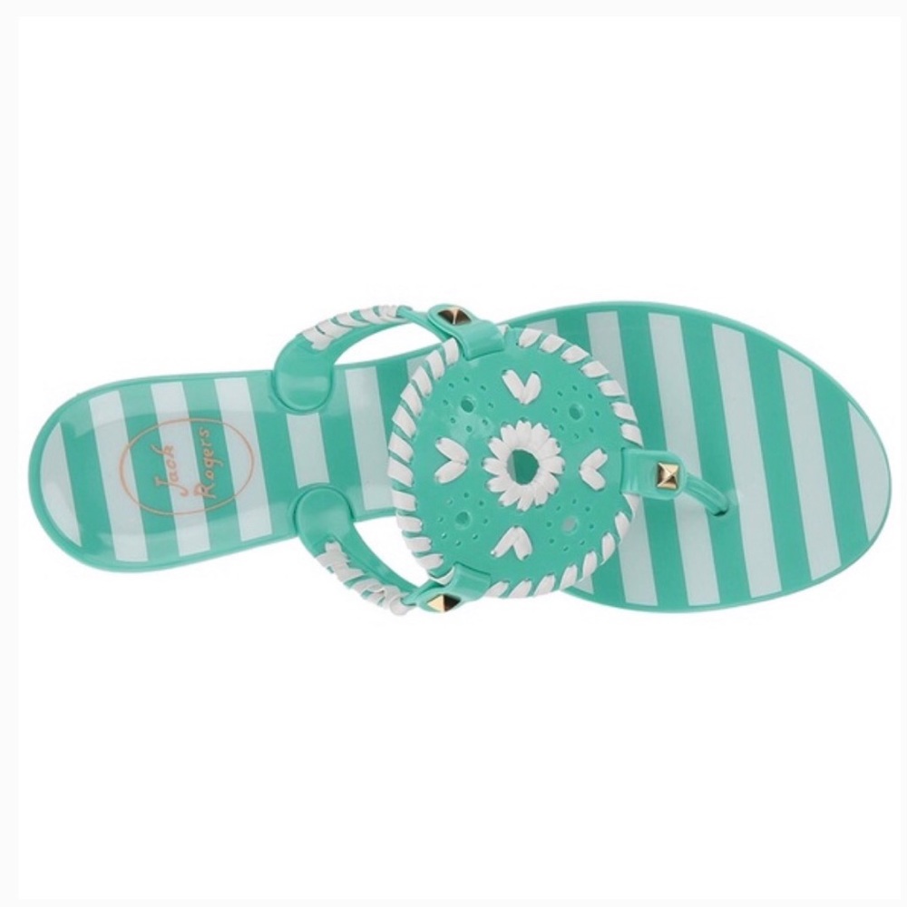 Jack Rogers Women's Striped Georgica Jelly Sandal
